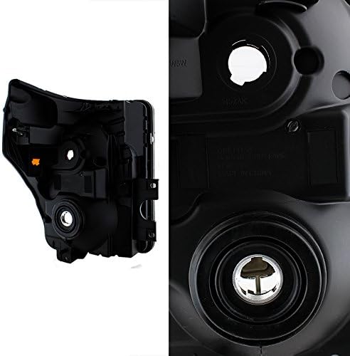 AKKON - For Black Smoke 11-16 Ford F250/350/450/550 Superduty Pickup Truck Headlights Lamps Direct Replacement