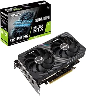 ASUSTEK - VIDEO CARDS DUAL NVIDIA GEFORCE RTX 3060 TI V2 MINI OC EDITION 8GB G, 90YV0FT2-M0NA00