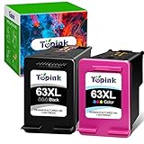 Topink for hp 63xl ink cartridge combo pack 63xl ink cartridge combo pack