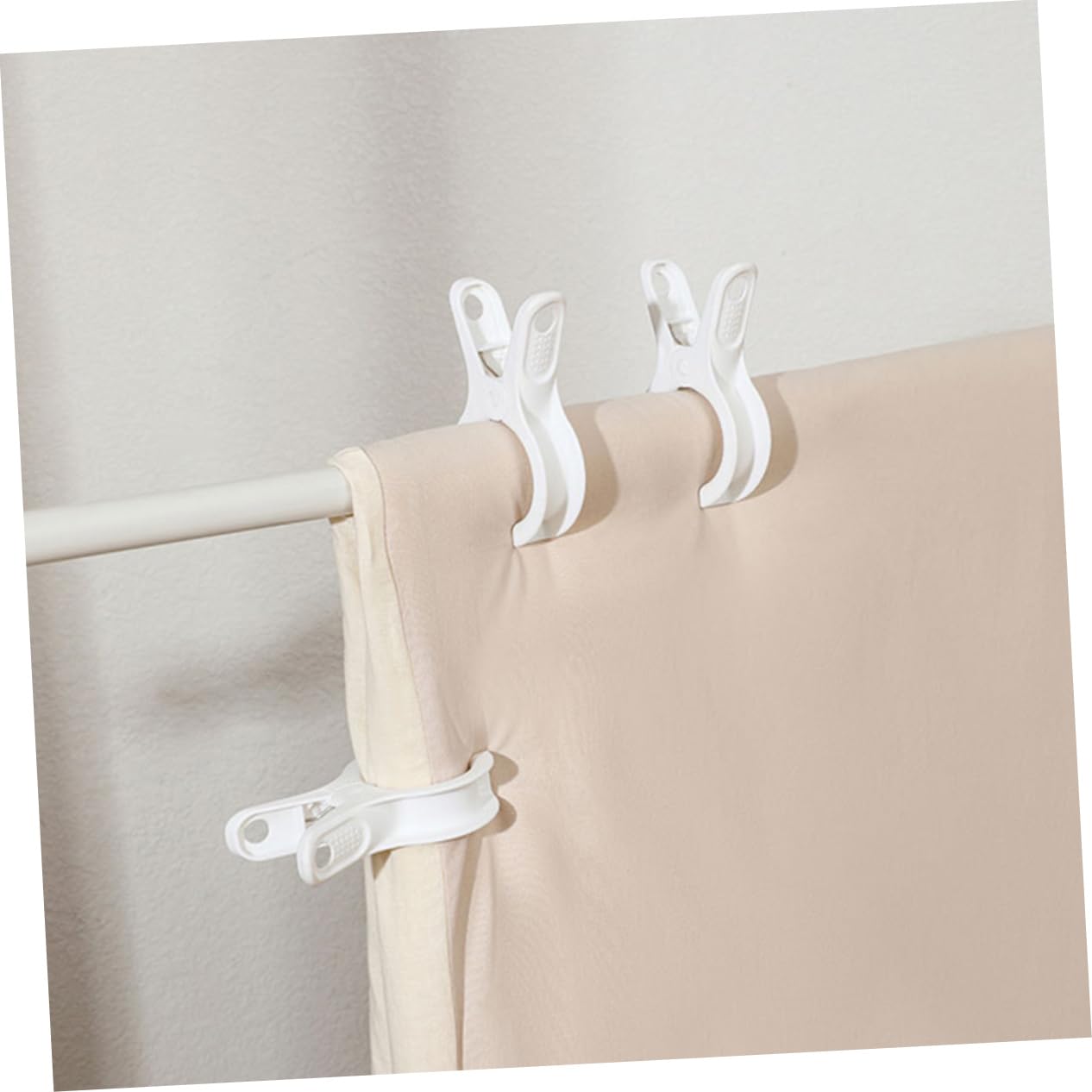 Wäscheklammern Strandhandtuchclips Stück Starker aus 24 mit Windfeste Pp Große Klemmkraft Handtuchclips Sommerfest für für Strandstühle und Steppdecken