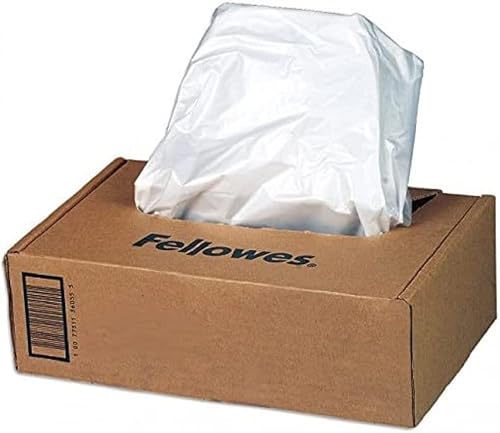 Sacs pour corbeille de destructeur, lot de 50 Fellowes