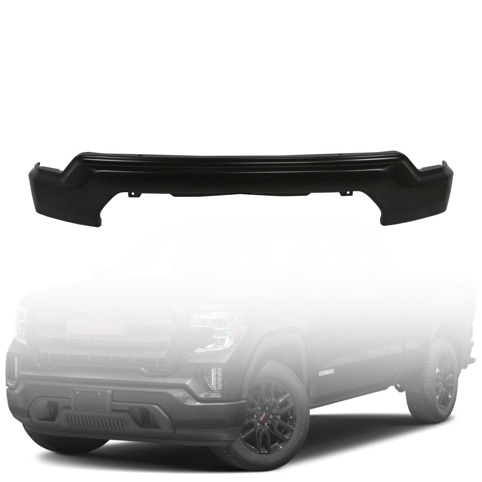 Steel Front Bumper Face Bar Without Park Assist Hole
