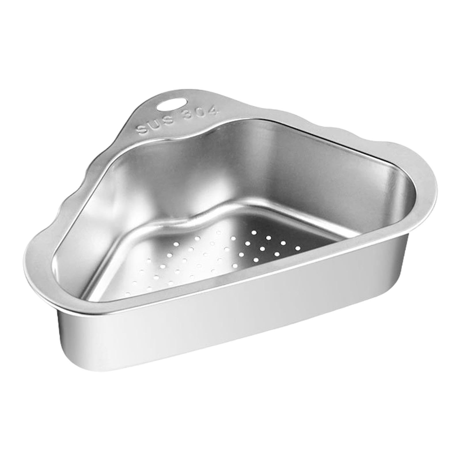 Filtro Angolare Per Lavello Cucina - Con Ventose E Cestello - Multiuso Per Rifiuti E Strofinacci
