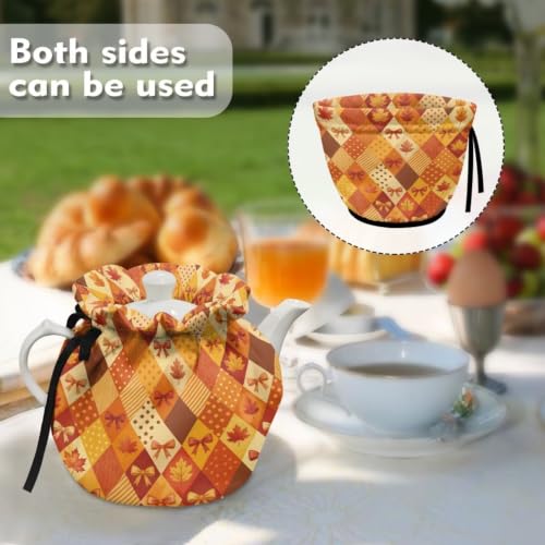 Image of Insulated Tea Pot Cover for Teapots Insulation and Keep Tea Warm | Well Crafted Insulated Tea Pot Cover Provides Stable Insulation Efficiently Keeps Tea Warm Lightweight and Simple to Install