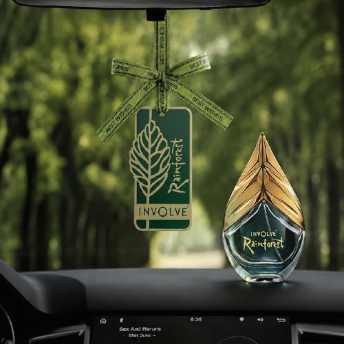 Image of Involve ONE Musk Car Perfume & Rainforest Crystal Rain Spray Air Car Perfume Combo (Pack of 2) | Long Lasting Fragrance | Car Fresheners | Car Accessories Interior | Car Accessories 2026
