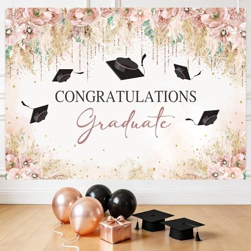 Fondo Fotográfico 7x5ft para Graduación AIBIIN miniatura 1