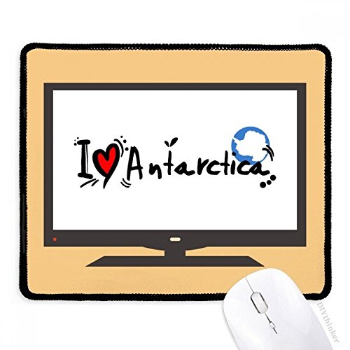 Alfombrilla de ratón para juegos y oficina antideslizante con diseño de Antártida