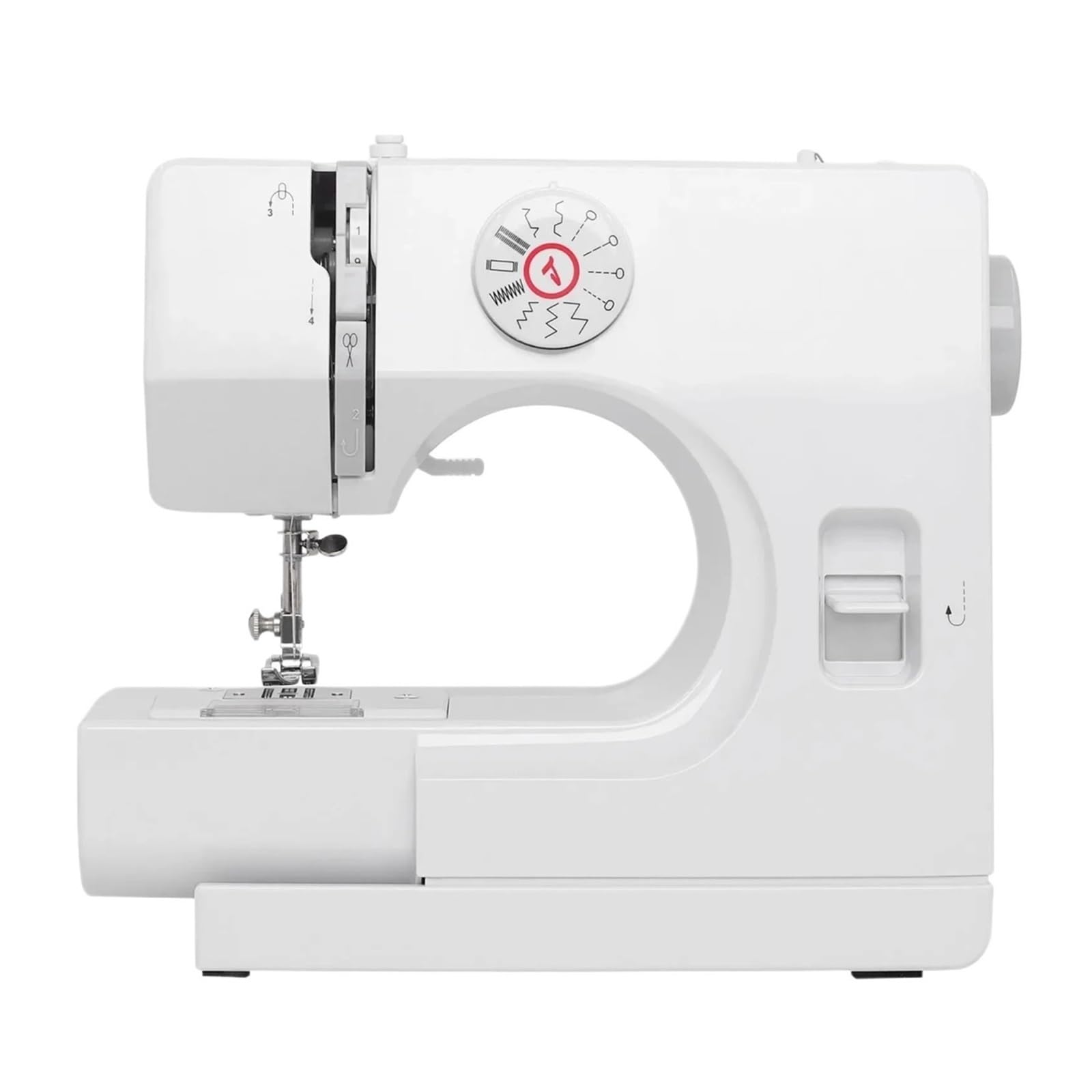 Coil Winder, Portable Electric Sewing Machine with 12 Stitch Patterns,for Motor, Spring, Ribbon