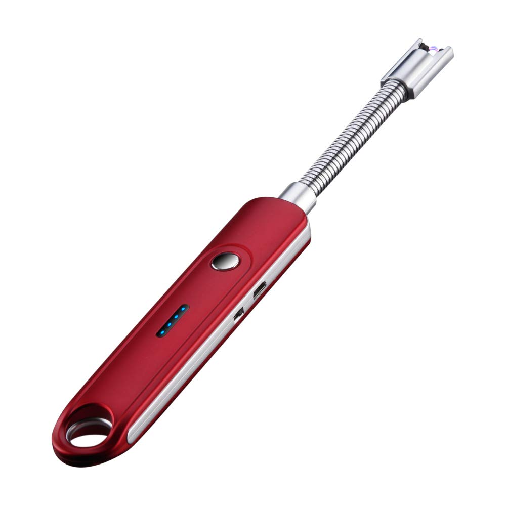Buy Electric Arc Lighter Long Rechargeable Flameless Windproof Plasma