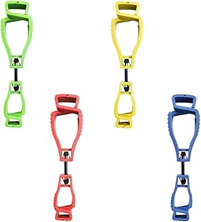 YANWANDEFA 4 PCS Glove Clips Glove Clamp Grabber Holder Work Gloves Clips Glove Clip Holder Hanger Towels Glove Holder for Labor Workers Firefighters Construction Sites