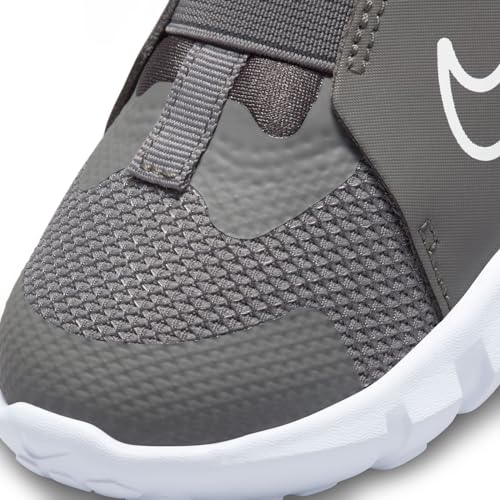 NIKE Flex Runner 2 (TDV), baixo unissexo crianças, Flat Pewter White Medium Ash Photo Blue, 17 EU