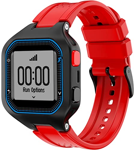 Shieranlee Forerunner 25 Strap Large,Smart Watch Replacement Band Replacement Silicone Wrist Band Strap For Garmin Forerunner 25 Large GPS Running Watch