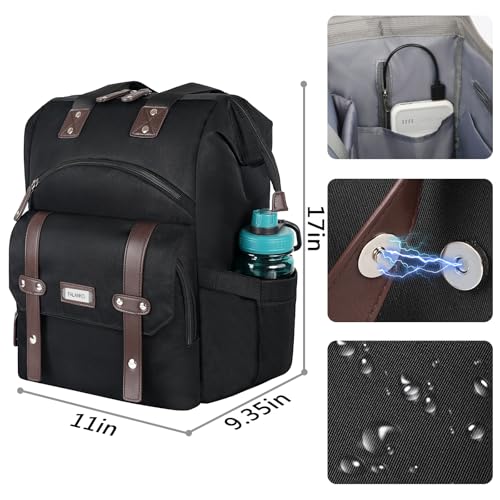 Mochila para portátil 17.3 pulgadas FALANKO negra miniatura 5