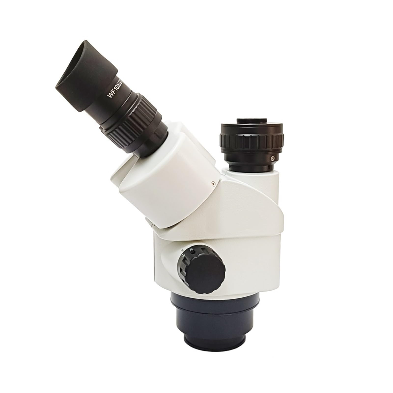 7X-45X Kunststoff Trinokular Mikroskopkopf 0.5X Adapter WF10/22MM