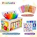 Montessori Baby Wooden Tissue Box Christmas Toy 6-in-1 Sensory Tissue Box Toy for Babies 36+ Months Developmental Toys for Babies, for 36+ Months