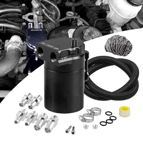 RULLINE Universal 350ml Oil Catch Can Tank 0046 Aluminum Pol...