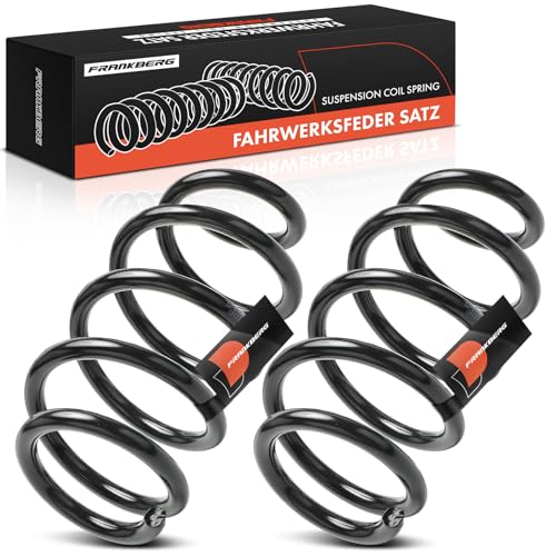 Frankberg 2x Federn Fahrwerksfeder Hinterachse Kompatibel mit Logan Express FS Kasten/Kombi 2009-2012 Logan MCV KS Kasten/Kombi 2007-2024 Replace# 6001548954