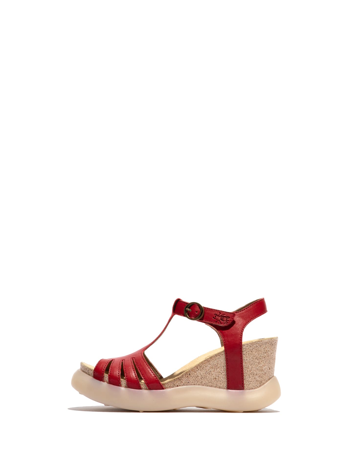 Fly London Women's GAIT959FLY Sandal, Cherry, 4 UK