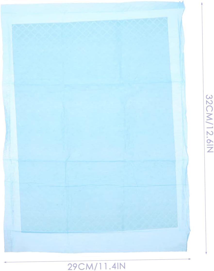 BESPORTBLE 100pcs Absorbent Bird Cage Liners Non-Woven Fabric Mats for Parakeets Cockatiels Conures Efficient Water Absorption Bird Cage Bedding