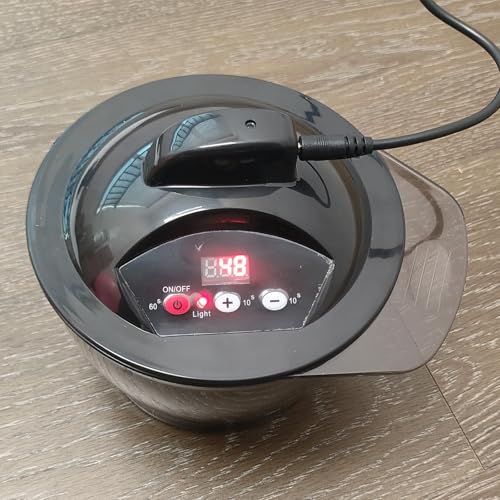 PINJAZE Hair Dye Bowl, Electric Hair Color Mixing Bowl, Hair Salon Coloring Bowl, Automatic Barber Hair Dyeing Kit DIY Tools, USB Rechargeable Hair Dye DIY Blender, for Hair Salon Home Use