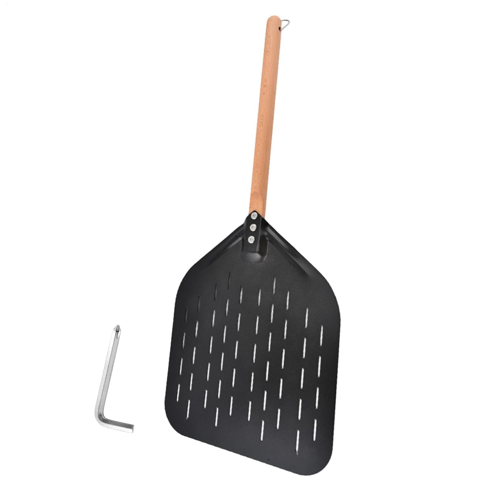 Łopatka do pizzy 30 cm ze stali nierdzewnej perforowane gadżety kuchenne