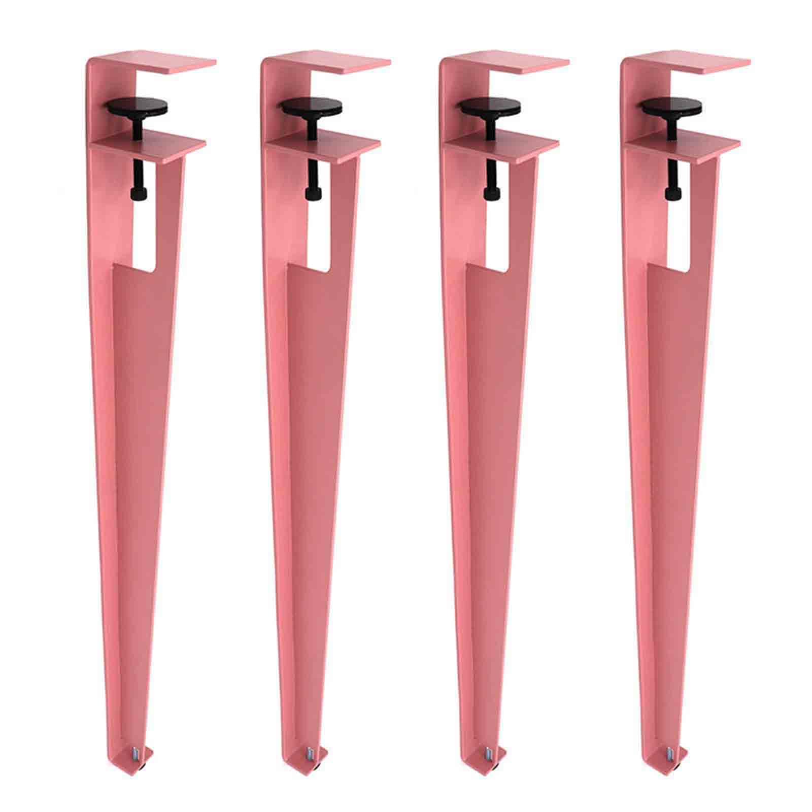 Pieds de table en métal robustes en F pour console de salon