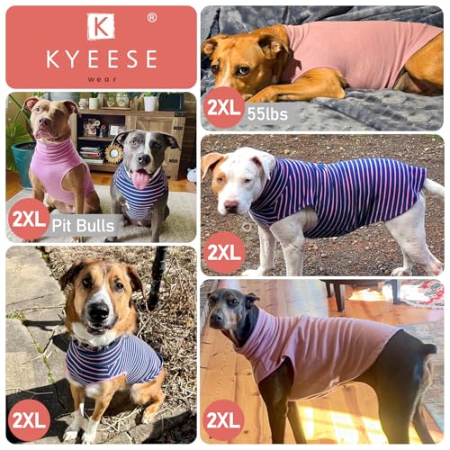 KYEESE 2Pack Dog Sweater Pullover Dog Sweaters for Medium Dogs Girl Soft Dogs Clothes Stretchy Pet Sweatshirt Warm Dogs Coats Turtleneck Large Pets Sweater - Image 5