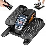 Under Desk Elliptical Machine – Electric Seated Pedal Exerciser for Seniors, Motorized with Smart Remote, 12-Speed Manual/Auto Modes, LCD Display & Bidirectional Motion, Quiet Portable for Home/Office