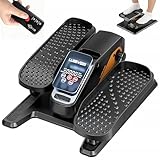 Under Desk Elliptical Machine – Electric Seated Pedal Exerciser for Seniors, Motorized with Smart Remote, 12-Speed Manual/Auto Modes, LCD Display & Bidirectional Motion, Quiet Portable for Home/Office