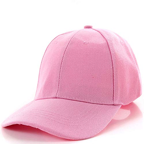 Casquette de baseball en coton épais de couleur unie pour adulte