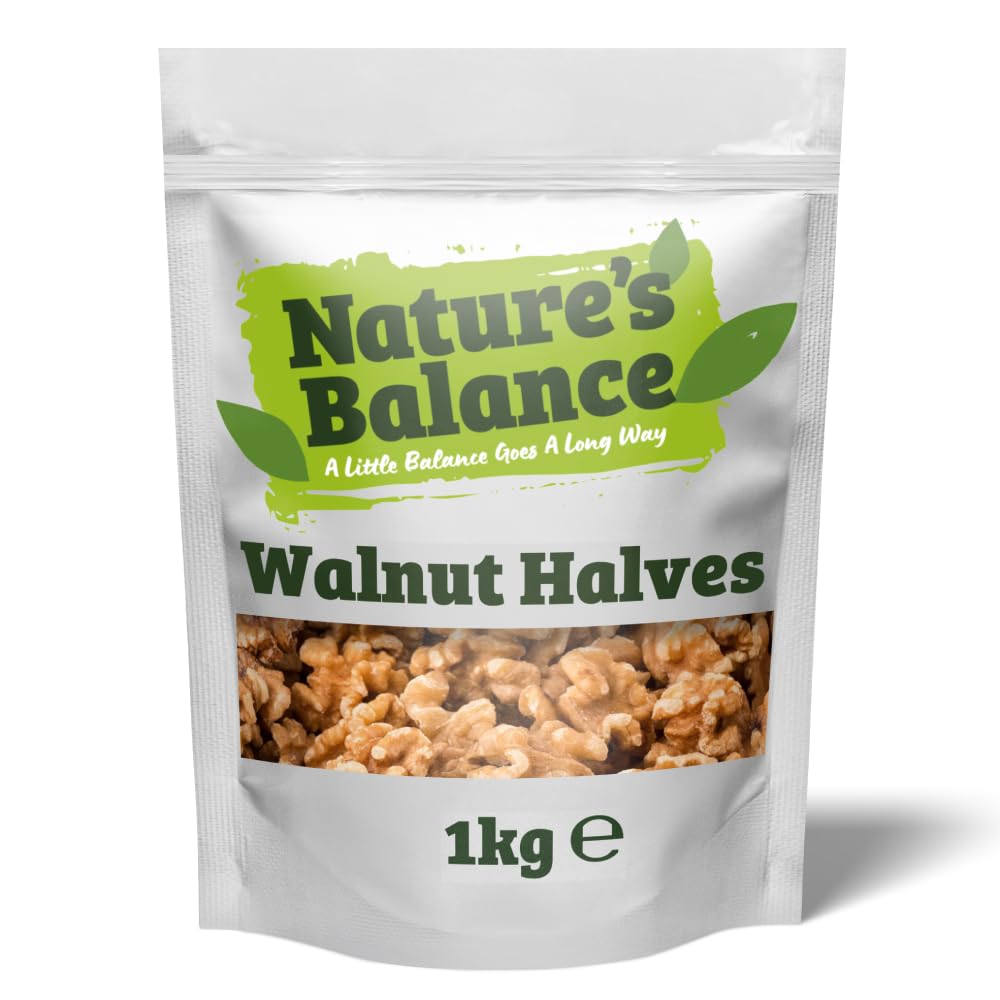 Nature's Balance Walnuts 1kg | Raw Walnut Halves