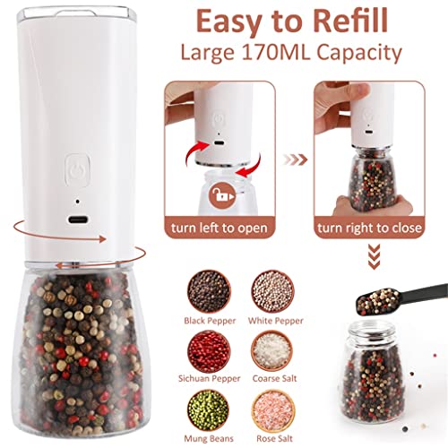 Moulin à café et épices électrique automatique avec shaker sel poivre par gravité