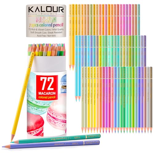 KALOUR Macaron Colored Pencils Set of 72
