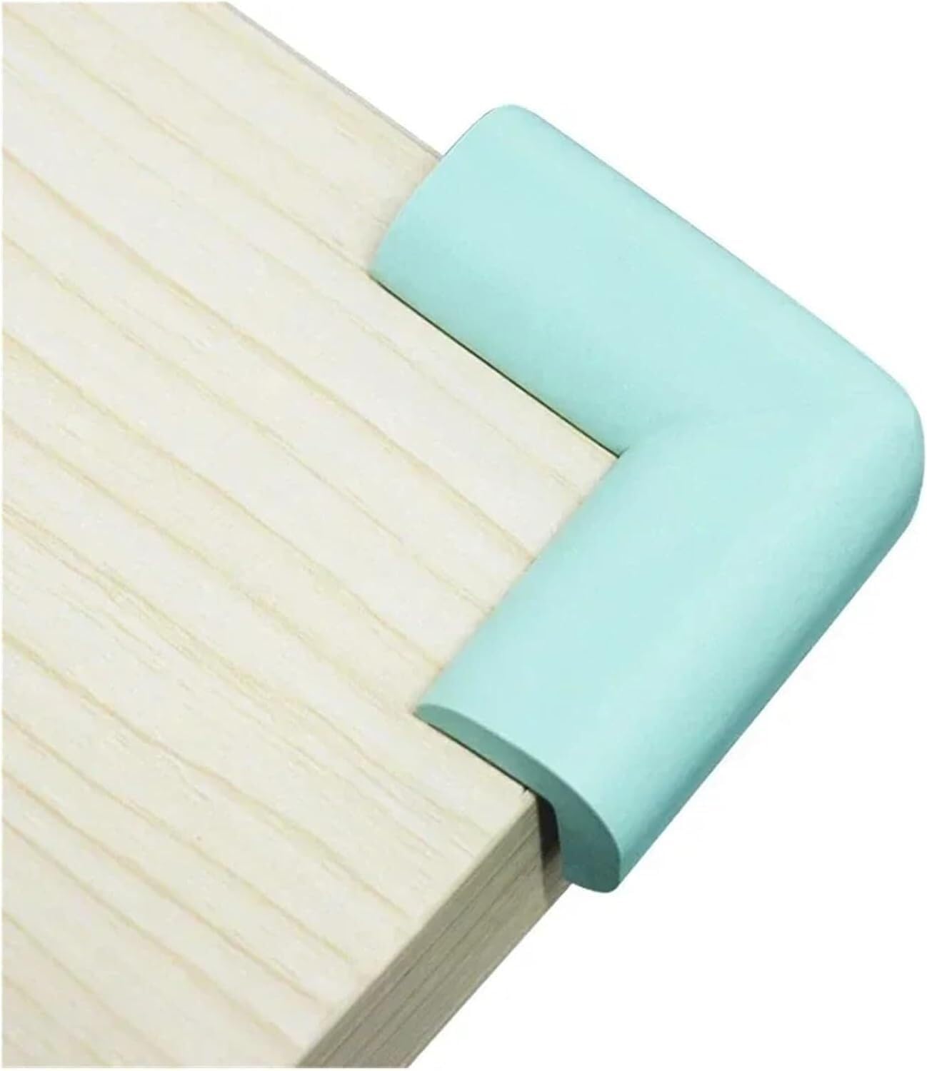 Edge Protector,10Pcs Thickened Soft Table Corner Protector Adhesive Furniture Desk Cabinet Edge Angle Guard Strip Tape Protection(Gray)