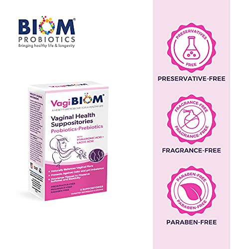 vagibiom lactobacillus suppository microbiome flora balance and odor control regimen balance and nourishes healthy flora paraben-free preservative-free