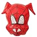 Gankchen Latex Spider-Ham Mask Spider Pig Helmet Latex Masque Red