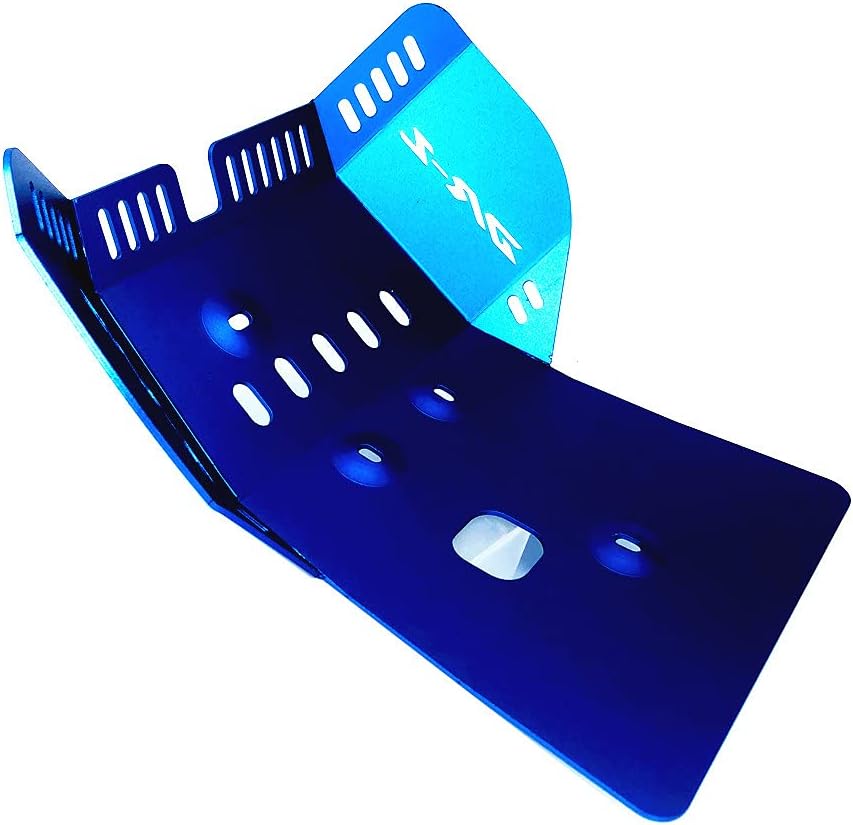 DRZ400SM Front Skid Plate Engine Bash Guard Cover Protector Compatible with Suzuki DR-Z400SM / DR-Z400E DRZ400E / DR-Z400S DRZ400S DRZ400 DR-Z400 2005-2024 (Blue)