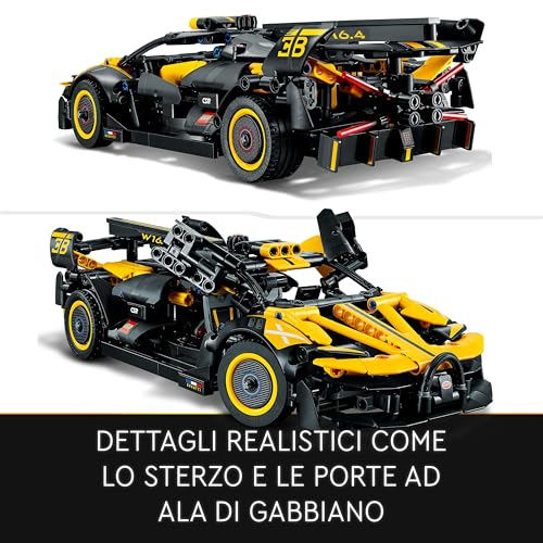 Technic Bugatti Bolide, Kit di Costruzione Macchina Giocattolo da Corsa, Modellino Auto Supercar, Giochi per Bambini, Bambine, Ragazzi e Ragazze da 9 Anni, Idee Regalo da Collezione 42151 - Lego - Immagine 4