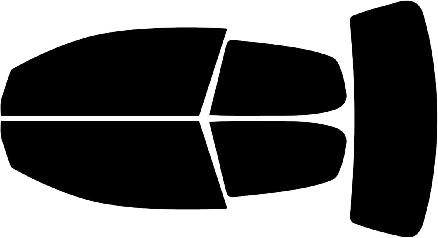 True Line Automotive Precut Car Window Tint Compatible with Volkswagen GTI 2 Door Hatch 2006-2009 - 20% All Side and Back Windows - Window Tint Film - Pre Cut Window Tint for Car Windows - Tint Kit