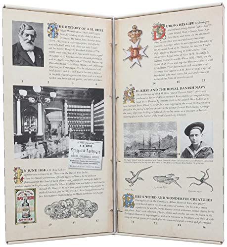 A.H.Riise Rum Adventskalender (24 kleine Rumproben) – Bild 3