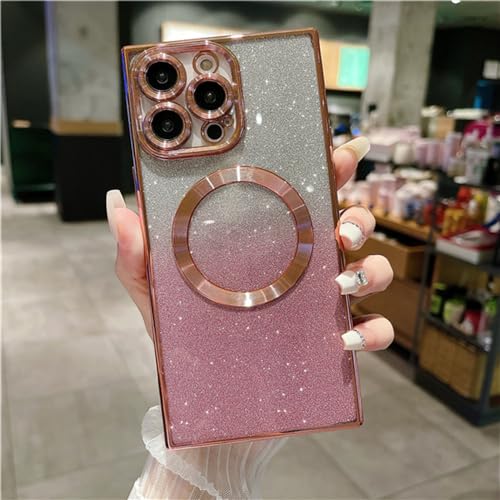 Housse de protection d'objectif magnétique de luxe pour iPhone 13 et 14