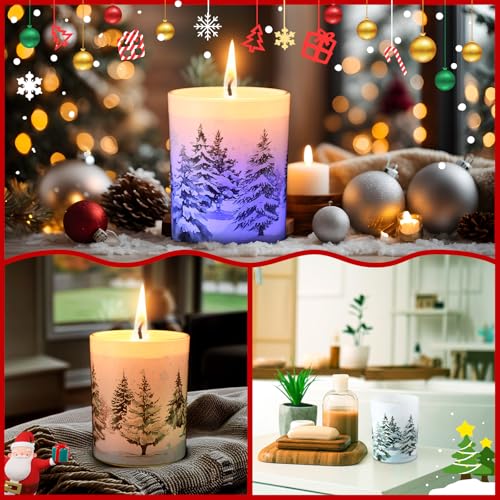 Christmasscentscandlesfestivescentedcandlejarswithcolorchanginglight76ozsoywaxfircedarwoodfragrancechristmascandlesforholidaydecorsnowforest  Urban Country Home Decor Christmas scents candles festive scented candle jars with color changing light 76oz soy wax fir cedarwood fragrance christmas candles for holiday decor snow forest  urban country home decor