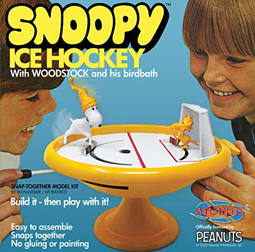Atlantis Peanuts Snoopy and Woodstock Bird Bath Ice Hockey Game | for Ages 10 & Up | Made in The USA