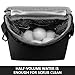 XHGWJSX Golf Ball Cleaning Bag, Waterproof Exterior Golf Club Cleaning Bag, Club face Golf Cleaner with Coarse Fabric Liner, Portable Golf Ball Bag with Detachable Clip, Golf Accessory Cleaning Kits