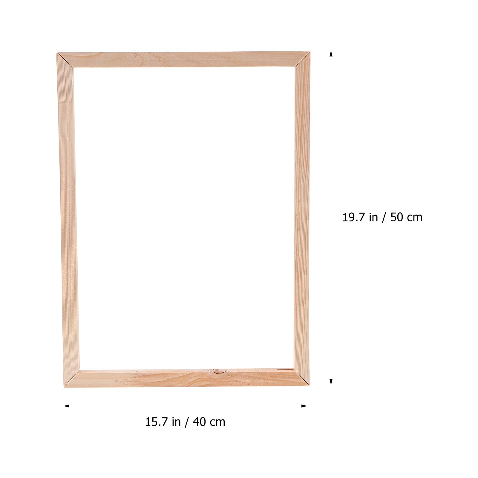 Leinwand Keilrahmen 40x50cm ohne Grate mit Aufsteller Selbstgemacht Kombinationsrahmen für Ölgemälde und Kreative Kunstprojekte