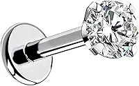Piercing Ponto de Luz em Aço Cirúrgico 316L – Dourado ou Prateado – Delicado e Clássico