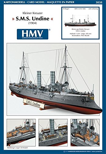 Preisvergleich Produktbild HMV 3038 Kartonmodell Kleiner Kreuzer SMS Undine