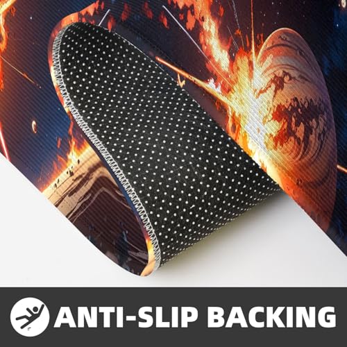 Alfombrillas antideslizantes para cocina y lavandería Planetary Destruction, pack de 2 unidades 5