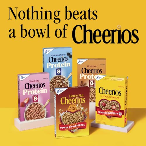 Cheerios Cereal, Happy Heart Shapes, Whole Grain Oats, Family Size, 18 oz - image 8