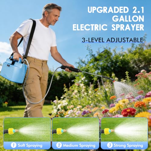 Battery Powered Sprayer, Electric Sprayer, Four Types of Nozzles